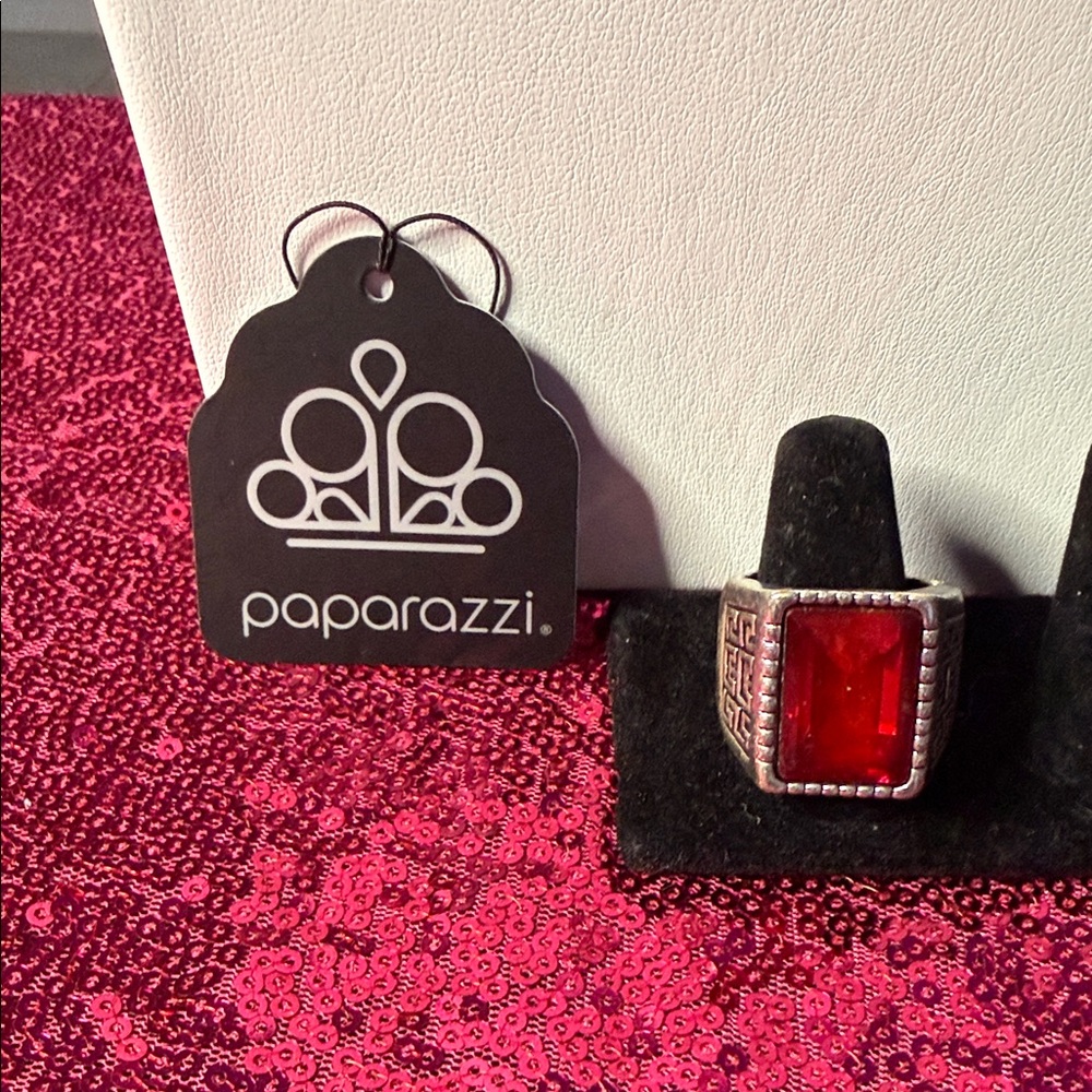 Paparazzi Bold Red Gem Ring